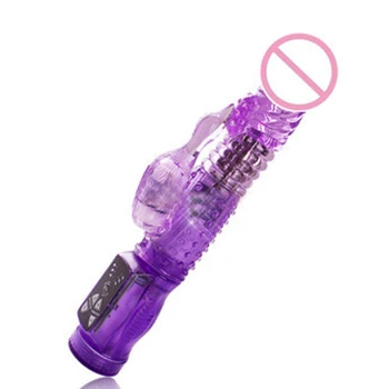 Królik wibrator Wibrator Wodoodporny 360 Obrotowy Masaż punktu G Wibracje Sex zabawki dla kobiet 2 kolory Bezpośrednie dostawy