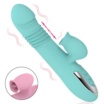 Automatycznego Pcha Pulsator G Spot Dildo Wibrator Królik Sex Zabawki Dla Kobiet Stymulator Łechtaczki Masażu Pochwy Zabawki Dla Dorosłych